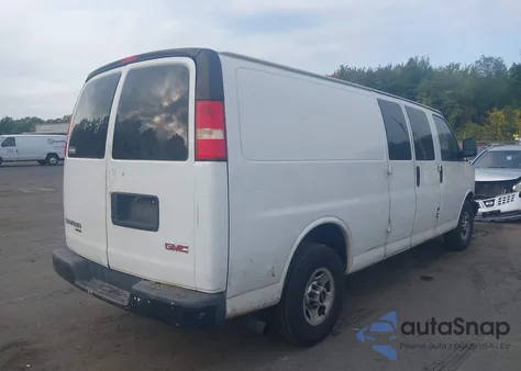 2014 GMC Savana 2500 Work Van z USA, uszkodzony, nr VIN 1GTW7GCA0E1137542